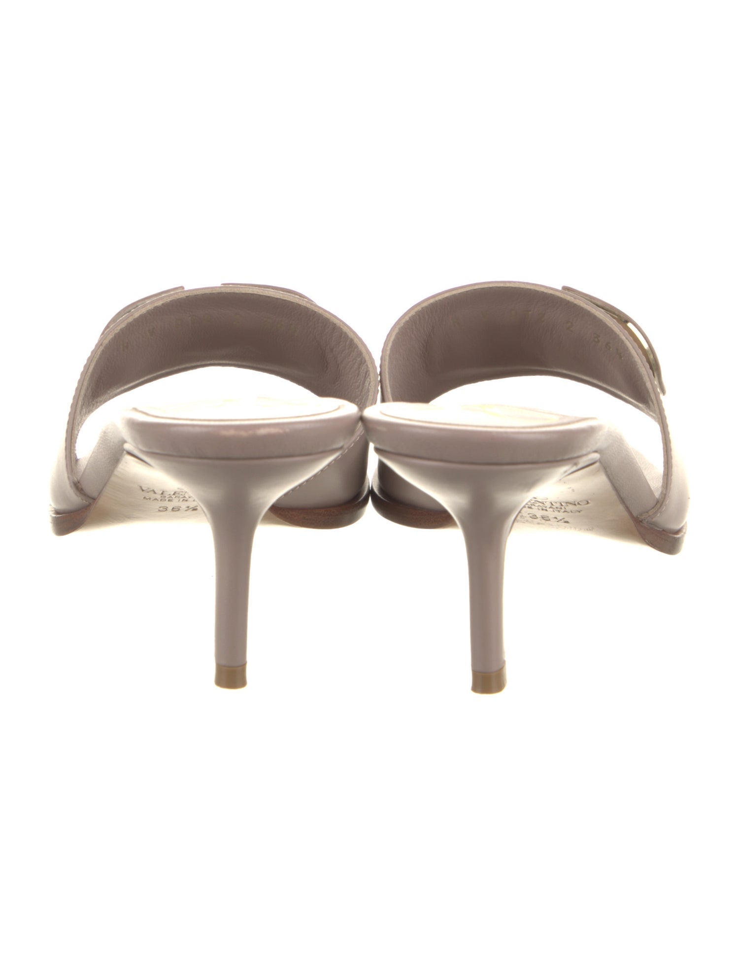 Valentino Leather Slides